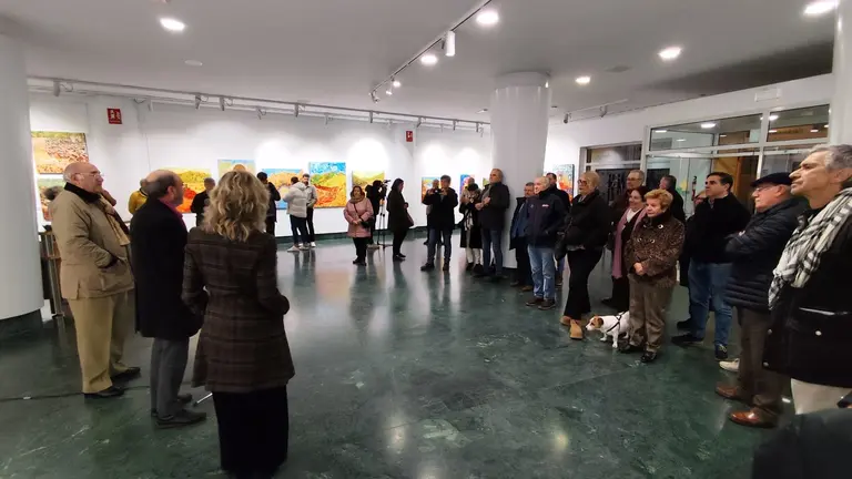 Aspecto de la sala de exposiciones 