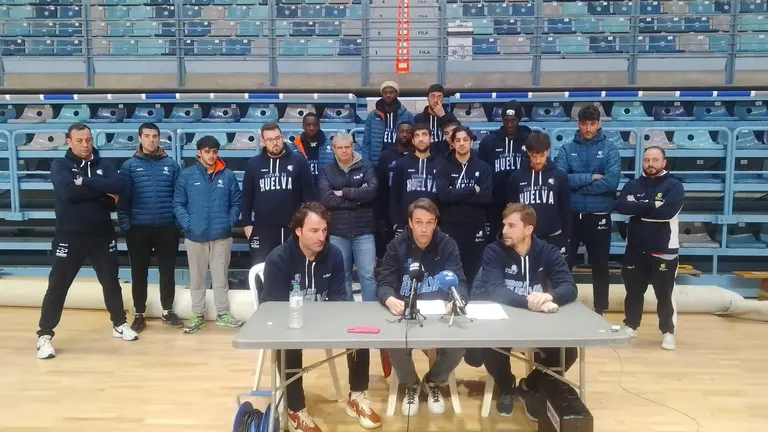 El primer equipo del Ciudad de Huelva.