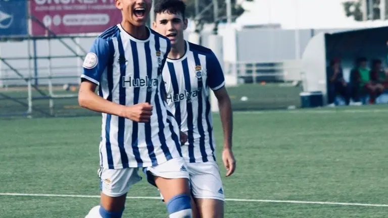 El Hamdouni, prometedor canterano del Recreativo.