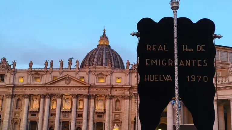 El Simpecado de Emigrantes, en San Pedro