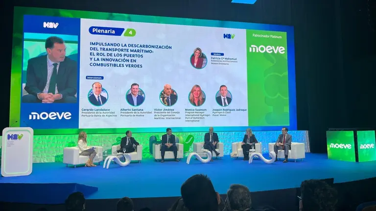 Intervenci&oacute;n del presidente del Puerto, Alberto Santana