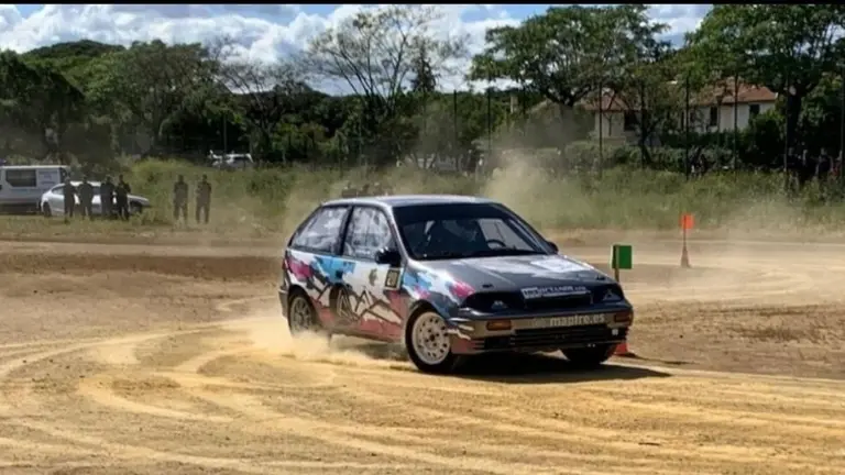 En un momento de la prueba