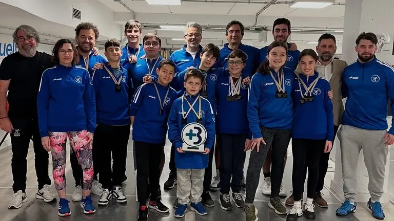 El Club Esgrima Huelva en Cordoba.