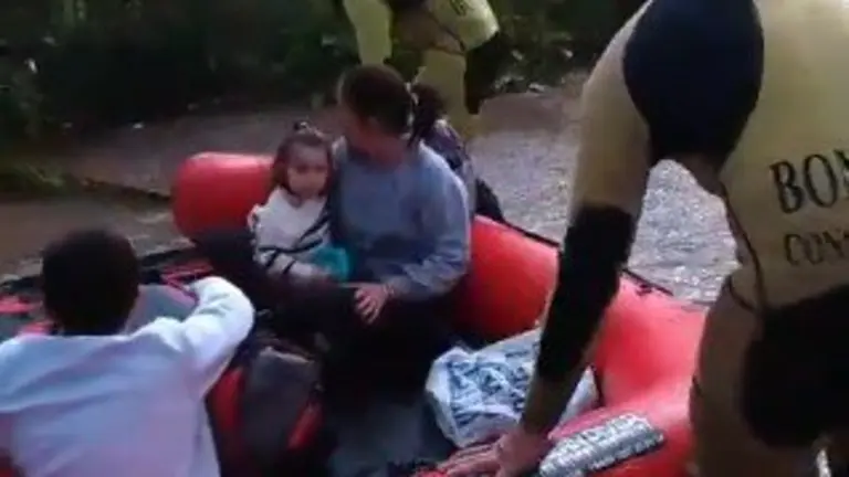 Video de la evacuación del Consorcio Provincial