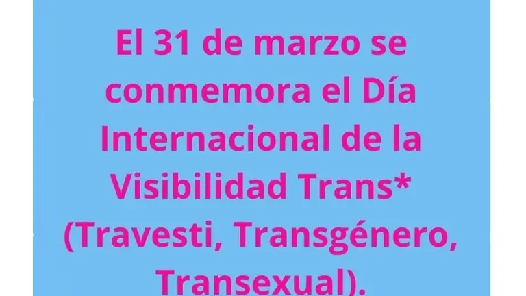 Publicación Día Visibilidad Trans