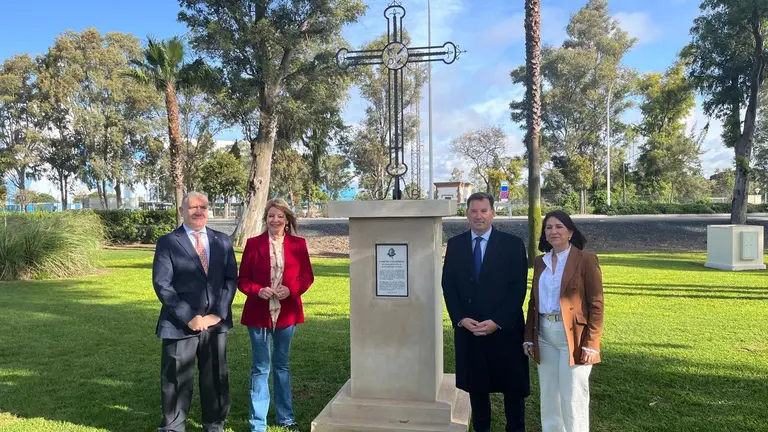 Autoridades marcando el camino, esta mañana