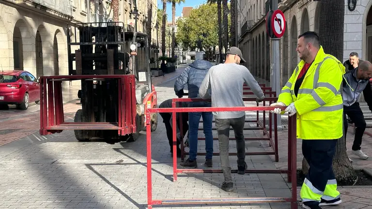 Montaje de los Palcos