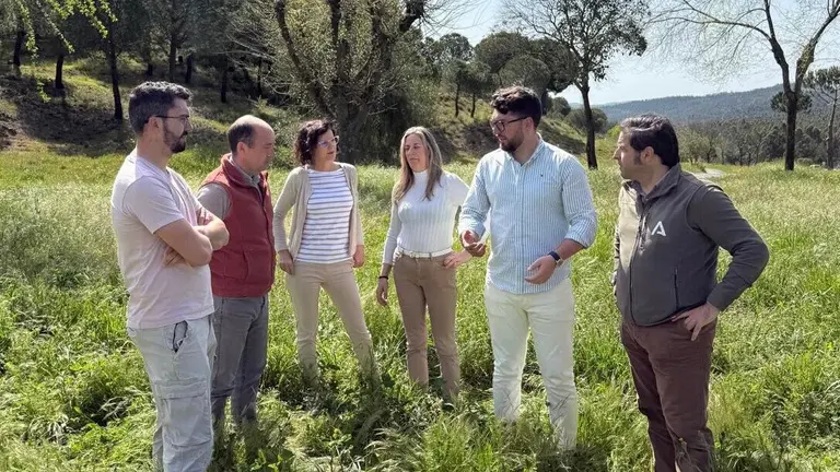 Visita a los terrenos recuperados