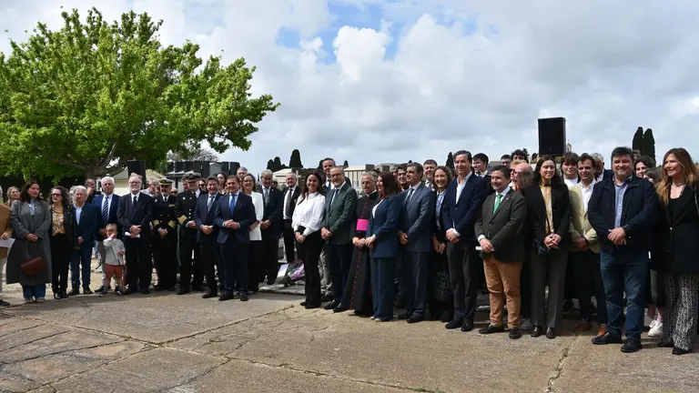 Foto del acto de homenaje a William Martin.