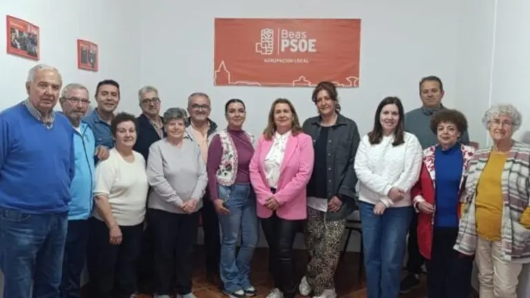 Ejecutiva del PSOE de Beas.