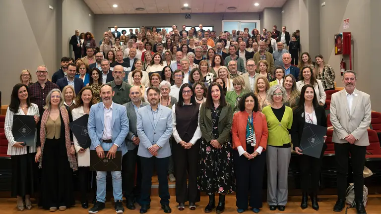 Acto de homenaje al personal docente