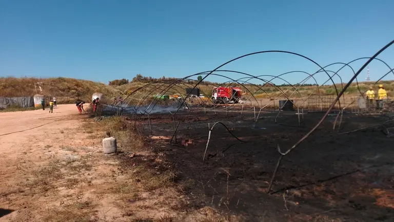 Imagen del incendio / Consorcio Provincial de Bomberos