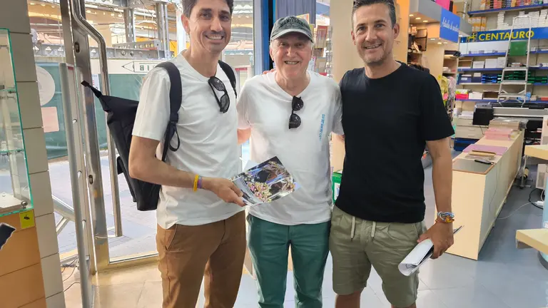 Juanma Pavón, José Luis Camacho y David Torrejón