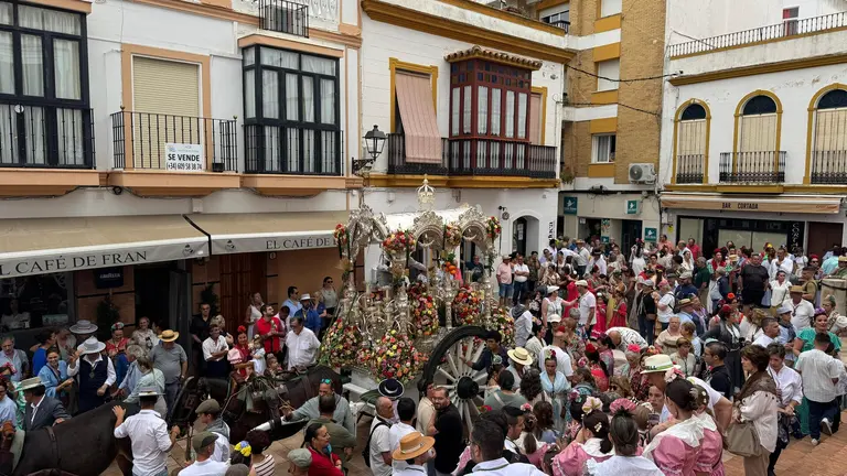 Imagen de la salida de la Hermandad de Ayamonte / Fotograf&iacute;a: Gabinete de Prensa del Ayuntamiento de Ayamonte
