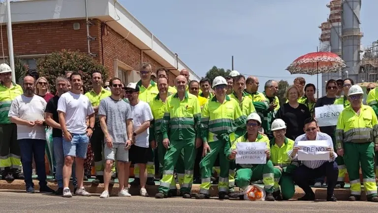 Trabajadores de Fertiberia.