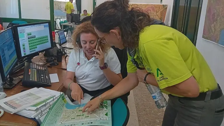 Algunos miembros del operativo del Plan Romero 2025 / Fotograf&iacute;a: 112