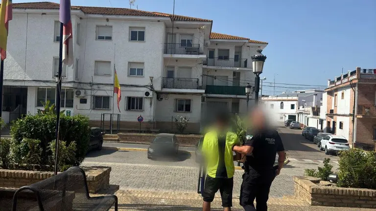 Imagen del detenido / Fotograf&iacute;a: Polic&iacute;a local de Almonte.