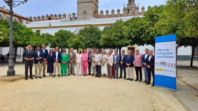 Firmantes del acuerdo del entorno del parque natural.