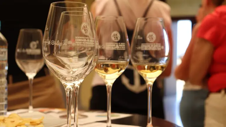 Copas de vino del Condado de Huelva.