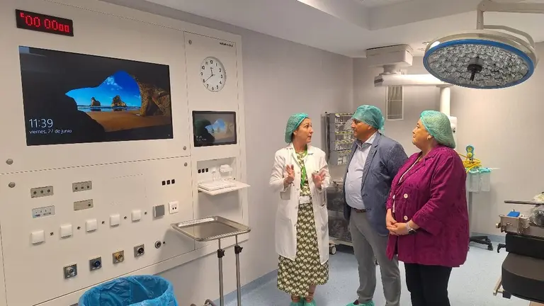 Visita obras Hospital de Riotinto.