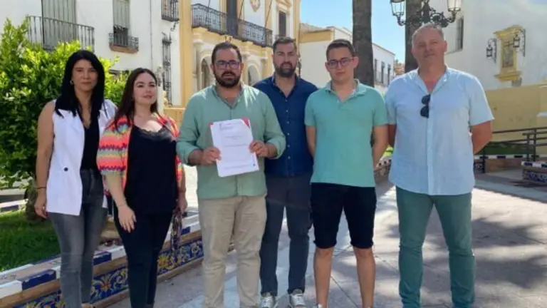 Concejales del PSOE en el Ayuntamiento de La Palma.