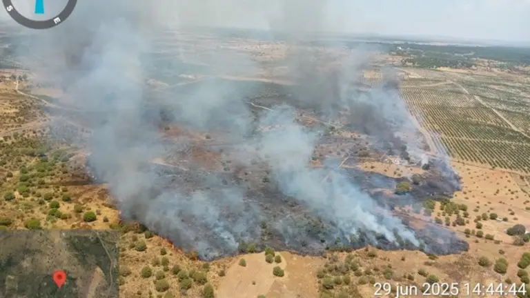 Incendio en Villablanca.