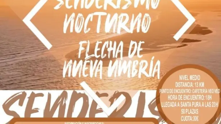 Senderismo nocturno en Lepe