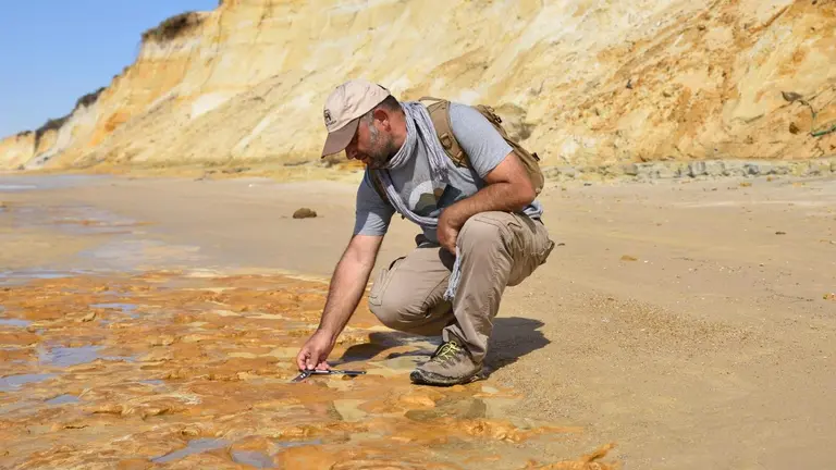 José María Galán, único rastreador de España.