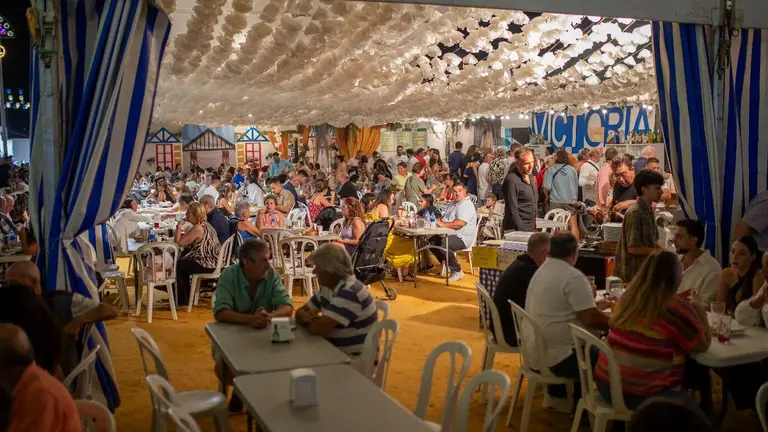 Una caseta en las Colombinas.