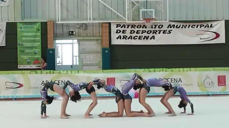 Escuela de gimnasia r&iacute;tmica.