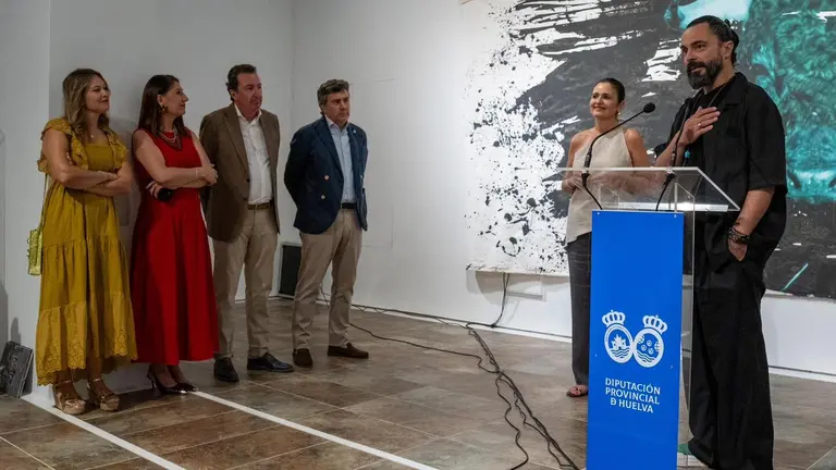 Emilio Fornieles durante la presentación en la Sala de la Provincia.