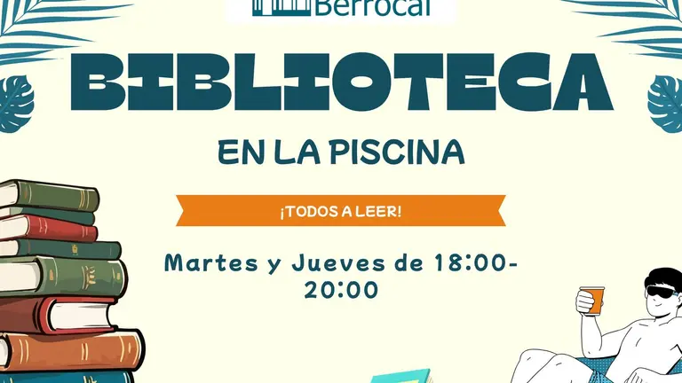 Servicio de biblioteconom&iacute;as en la piscina en Berrocal.