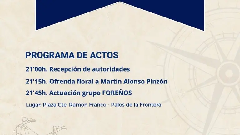 Cartel anunciador del evento.