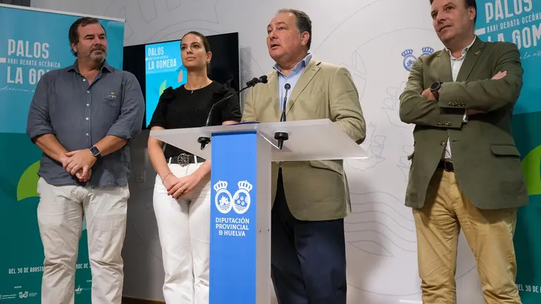 Presentación de la Regata Palos-La Gomera / Fotografía: Diputación Provincial.