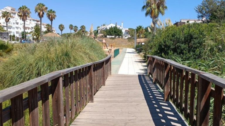 Puente que permanecerá cerrado temporalmente / Fotografía: Ayuntamiento de Cartaya.