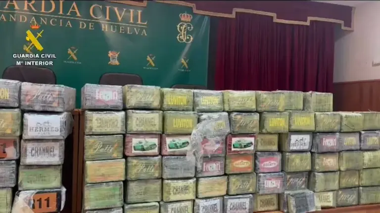 Operación antidroga en Ayamonte / Fotografía: Guardia Civil.
