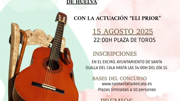 Cartel anunciador del evento / Fotografía: Ayuntamiento de Santa Olalla del Cala.