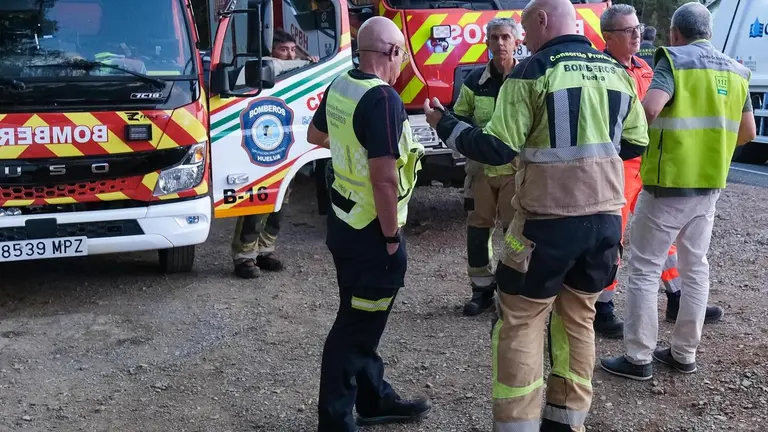 Incendio en Los Romeros / Fotografia: Diputaci&oacute;n Provincial de Huelva