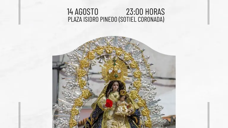 Cartel anunciador del nombramiento / Fotografía: Ayuntamiento de Calañas.