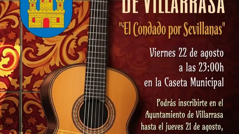 Cartel del concurso / Fotografía: Ayuntamiento de Villarrasa.