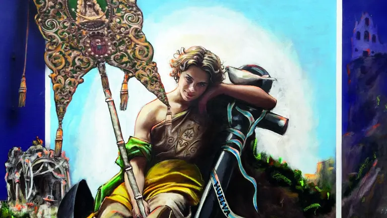 Cartel de la Misión Jubilar 'Un Camino de Esperanza de Chema Riquelme / Fotografía: Hermandad del Rocío de Huelva.