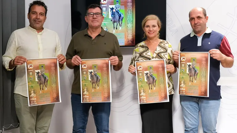 Presentación del Campeonato de Andalucía de Caballos Jóvenes en Puebla de Guzmán / Fotografía: Diputación Provincial de Huelva.
