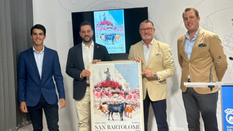 Presentaci&oacute;n en la Diputaci&oacute;n Provincial de las Fiestas de Beas en honor de San Bartolom&eacute; / Fotograf&iacute;a: Diputaci&oacute;n Provincial.