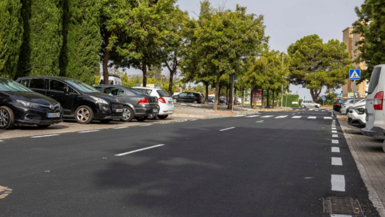 Parte del plan de asfaltado / Fotografía: Ayuntamiento de Huelva