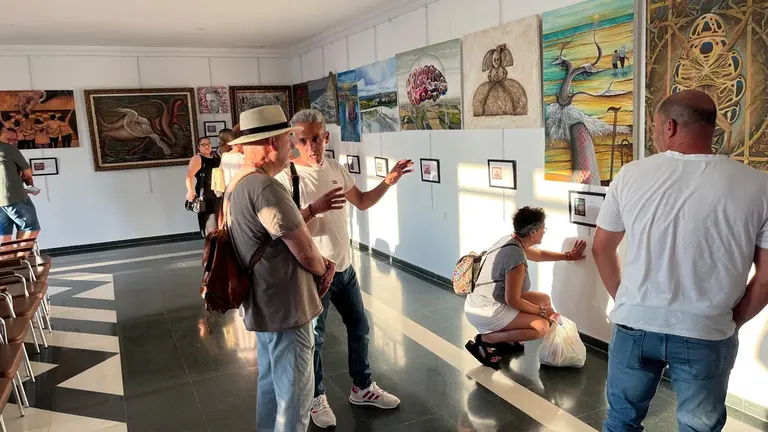 Imagen de la presentación de la exposición / Fotografía: Ayuntamiento de El Campillo