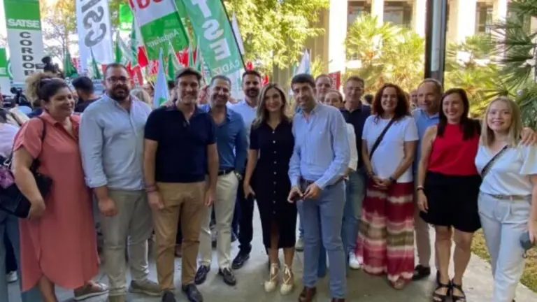 Concentración Mareas Blancas en Sevilla / Fotografía: PSOE de Huelva.