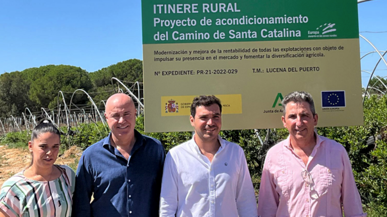 Plan It&iacute;nere llevado a cabo en Lucena del Puerto / Fotograf&iacute;a: Junta de Andaluc&iacute;a.