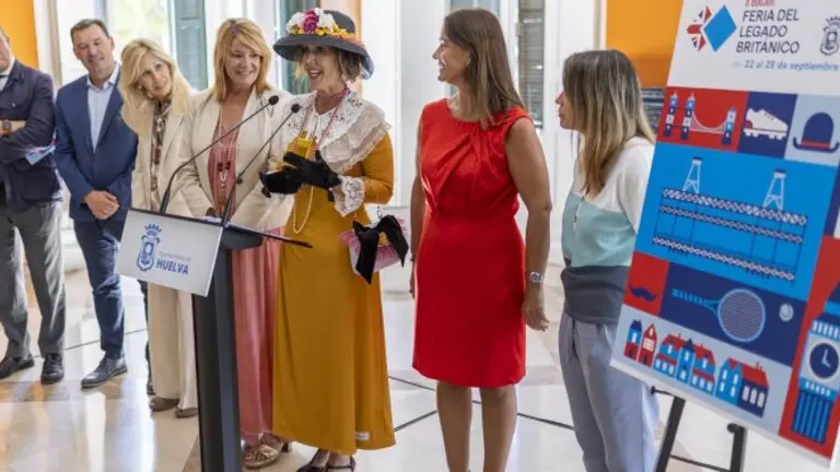 Presentación del Legado Británico. / Fotografía: Ayuntamiento de Huelva.