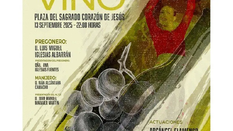 Cartel de la Exaltación del Vino de Bollullos.