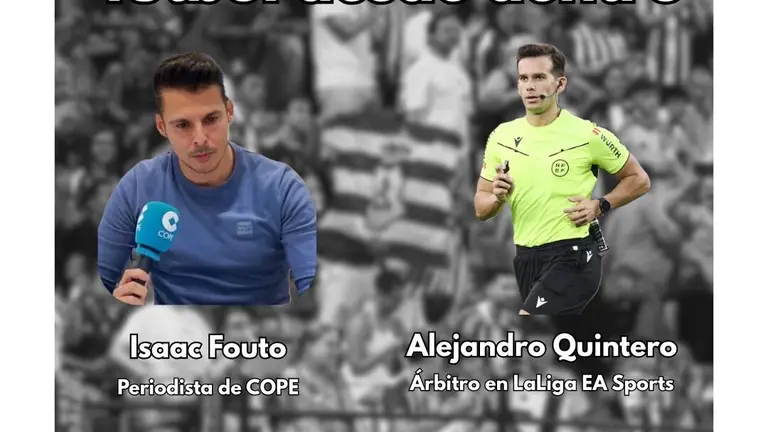 Cartel de la charla.